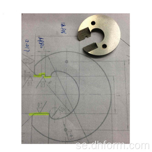 Formdelar rostfritt stål precision CNC-bearbetning